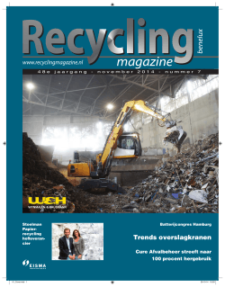 Trends overslagkranen - Vakblad Recycling Magazine Benelux