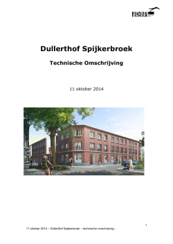 Technische Omschrijving Dullerthof