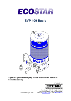 EVP 400 Basic - Sterk Technisch Adviesbureau BV