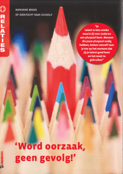 Interview in Change - Pulsar inspireert