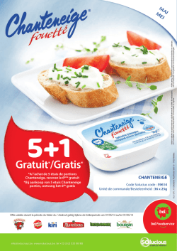 Gratuit*/Gratis*