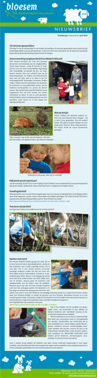 April - Bloesem Kinderopvang