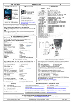 Handleiding kort G120C + IOP firmware V4.6
