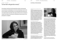 Eefje Voogd &ldquo;Je kan hier ook gew&oacute;&oacute;n wonen&rdquo;