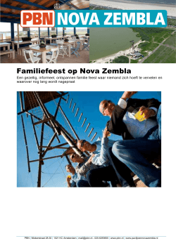 Gezellig familiefeest op Nova Zembla