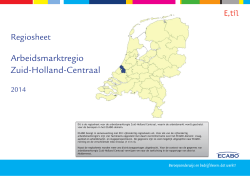 Arbeidsmarktregio Zuid-Holland-Centraal