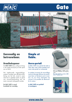 Eenvoudig en betrouwbaar. Simple et fiable.