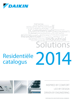 Residentiële catalogus 2014
