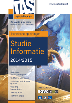 Download hier de Studie Informatie Gids 2014/2015!