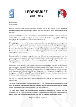 Download (PDF) - Judoclub Zele