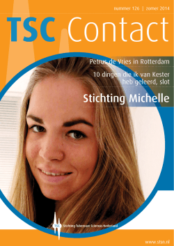 TSC Contact 126 - Stichting Tubereuze Sclerosis Nederland