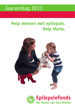 Jaarverslag 2013 - Epilepsiefonds