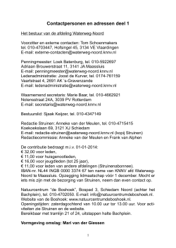 Struinen 1-2014 - KNNV Vereniging voor Veldbiologie