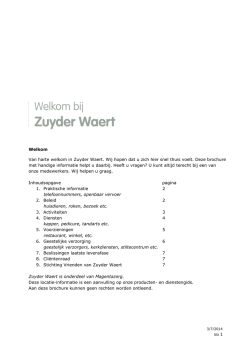 Locatie informatie Zuyder Waert