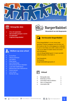 BargerBabbel 11 september 2014