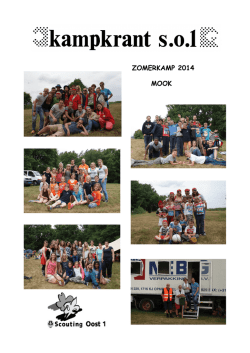 kampkrant 2014 mook