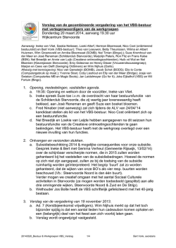 20-03-2014 VBS bestuur met werkgroepen