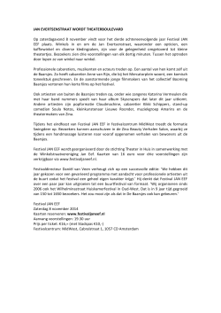 Download rechtenvrij artikel Festival JAN EEF 2014