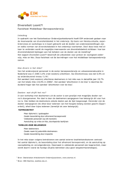 divloont factsheet mbo2 - Arbeidsmarktplatform PO