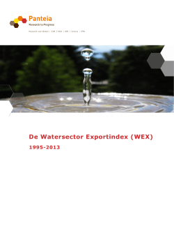 Water Export Index