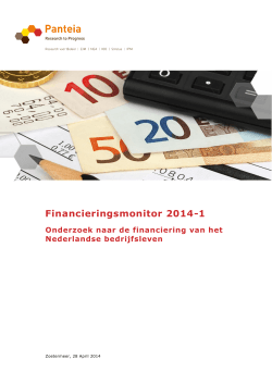 "Financieringsmonitor 2014-1" PDF document