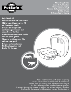 PCF-1000-20 Deluxe In-Ground Cat Fence™ Clôture