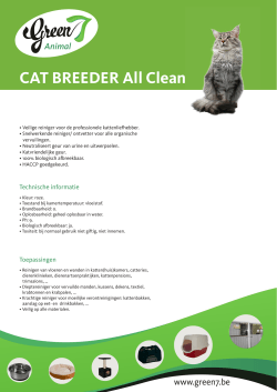 CAT BREEDER All Clean