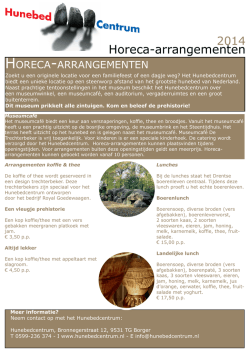Horeca-arrangementen