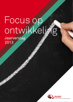 Jaarverslag 2013