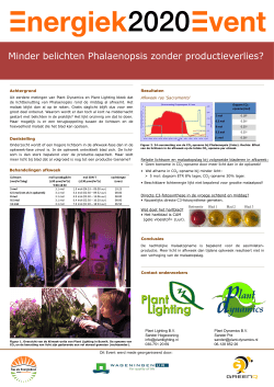 Poster Phalaenopsis EnergiekEvent 2014