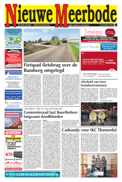 Fietspad fietsbrug over de Randweg omgelegd