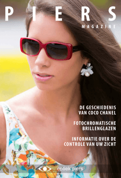 Magazine 2014 - Optiek Piers