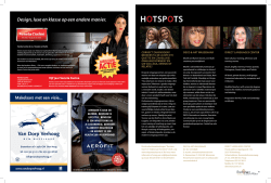 HOTSPOTS - Etiquette a la carte