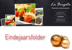 Eindejaarsfolder