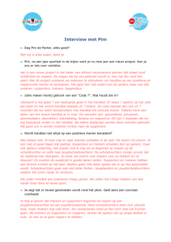 Interview met Pim