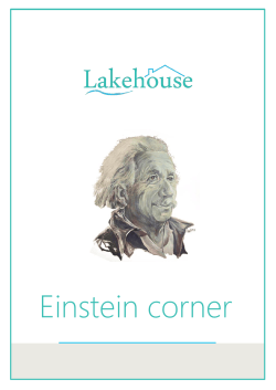 Einstein corner - Lakehouse