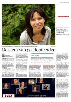2 augustus 2014, artikel in het Noord-Hollandsch