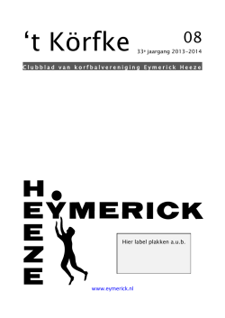 T Korfke 08 - Korfbalvereniging Eymerick