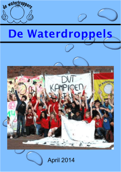 2014 april - De Waterdroppels