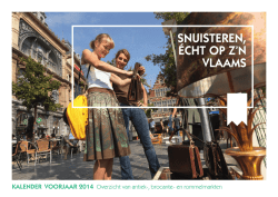 Download gratis onze kalender