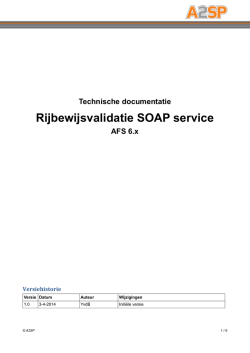 Rijbewijsvalidatie dienst (PDF)