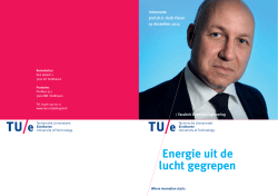 Uitnodiging intreerede - Technische Universiteit Eindhoven