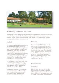 Wonen bij De Pauw - Bilthoven (202,3 KB)