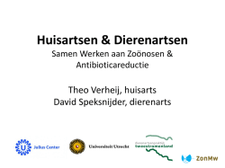 Huisartsen en dierenartsen