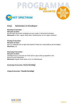 Groep: Notenkrakers en Strandlopers