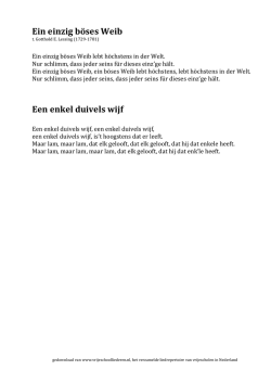 Ein einzig b&ouml;ses Weib Een enkel duivels wijf