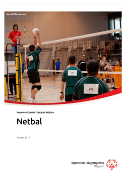 Netbal Reglement - Special Olympics