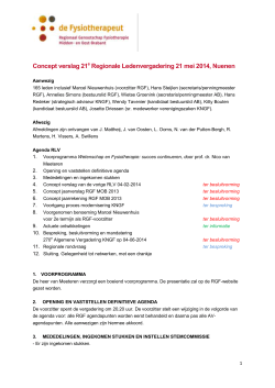 21-05-2014 Concept verslag RLV RGF MOB
