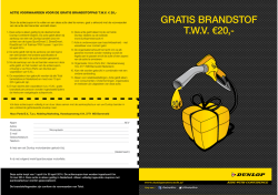 GRATIS BRANDSTOF T.W.V. &euro;20,-