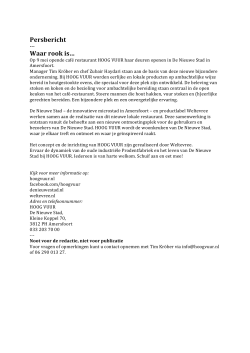 Persbericht HV201409